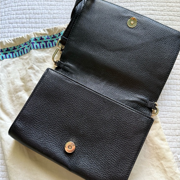 Tory Burch Black Crossbody Bag with Gold Accents - Picture 5 of 9